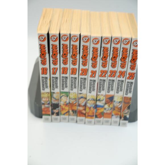 Naruto Manga Lot Vol. 16–25 English VIZ Media Masashi Kishimoto Shonen Jump - Picture 1 of 16